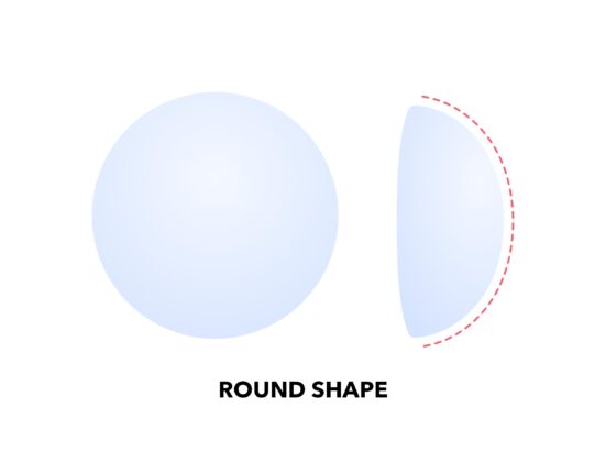 round shape breast implant