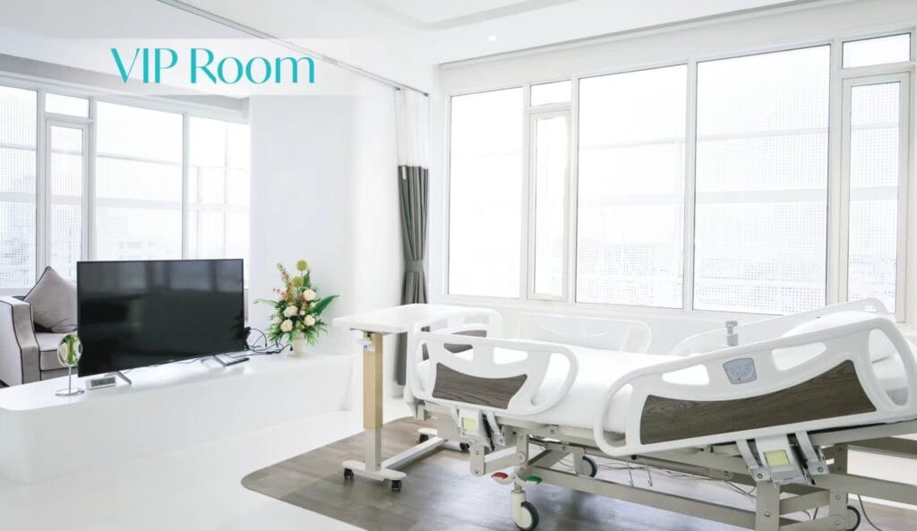 Wansiri Hospital VIP room - Thailand aesthetic