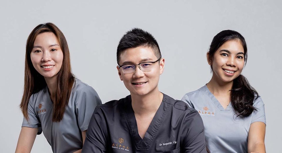 Dr Benjamin Yip with staff high res feature image