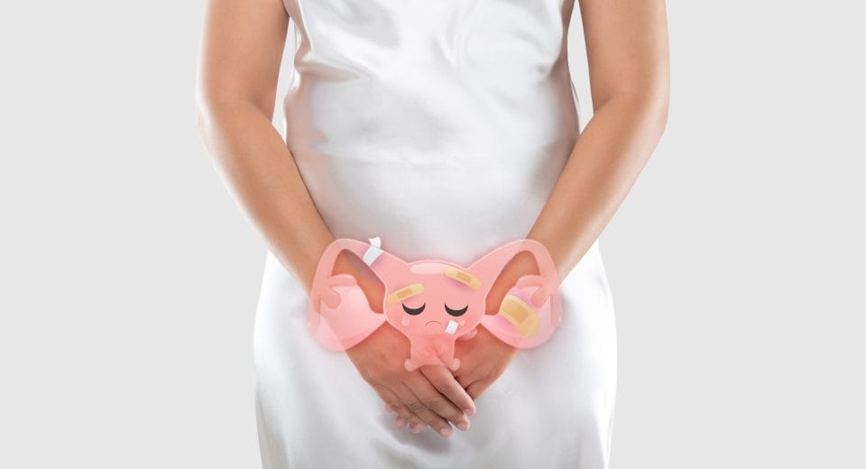 Illustration,Of,The,Uterus,Is,On,The,Woman's,Body.,Uterine