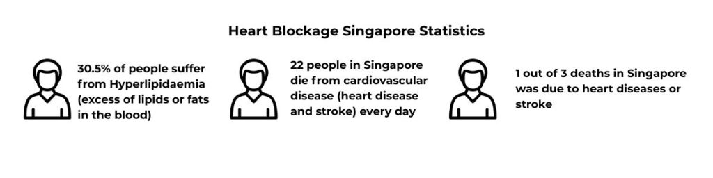 Heart Blockage Infographics