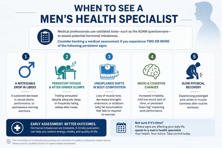 When to see a men's health specialist