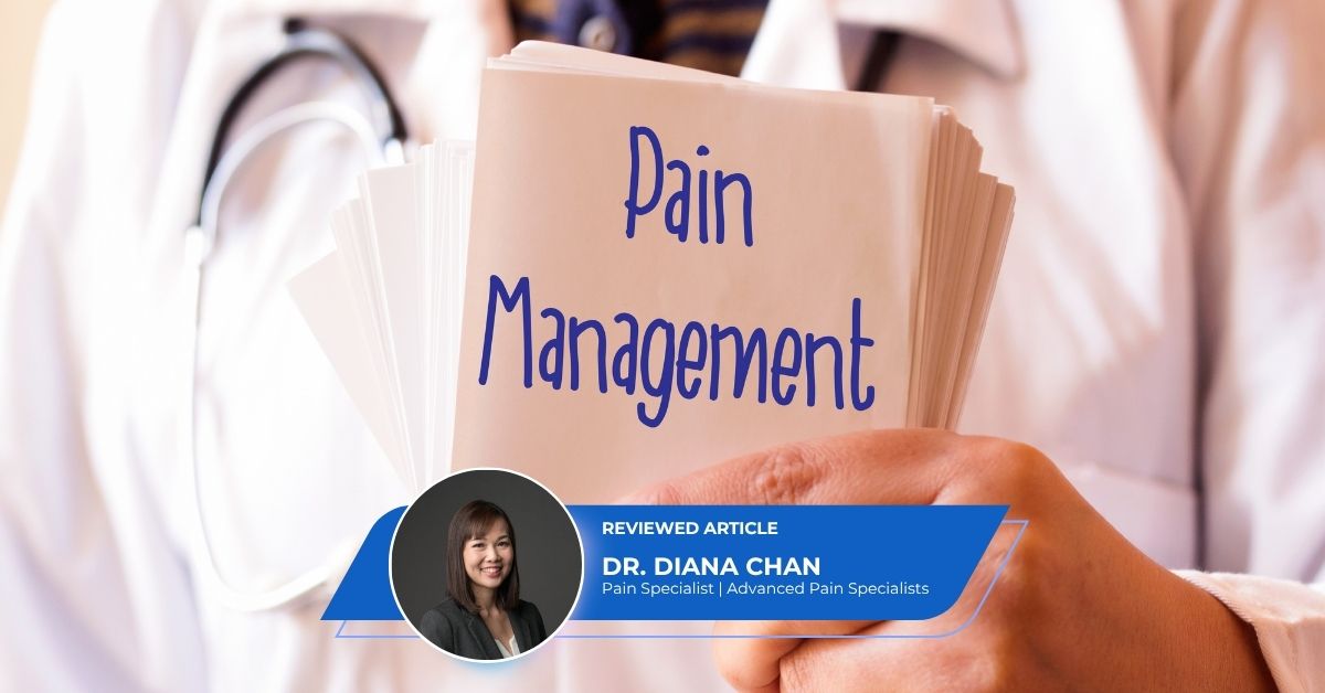 Pain Management Interview With Dr Diana Chan