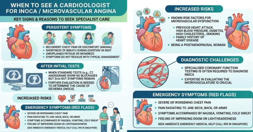 When to see a cardiologist for Microvascular Angina